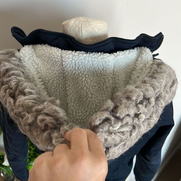 Hollister Heritage Collection Vintage Style Heavyweight Hooded Bomber Jacket Sm - Picture 7 of 13